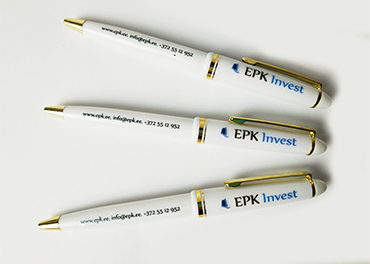 Pastapliiats EPK Invest logoga
